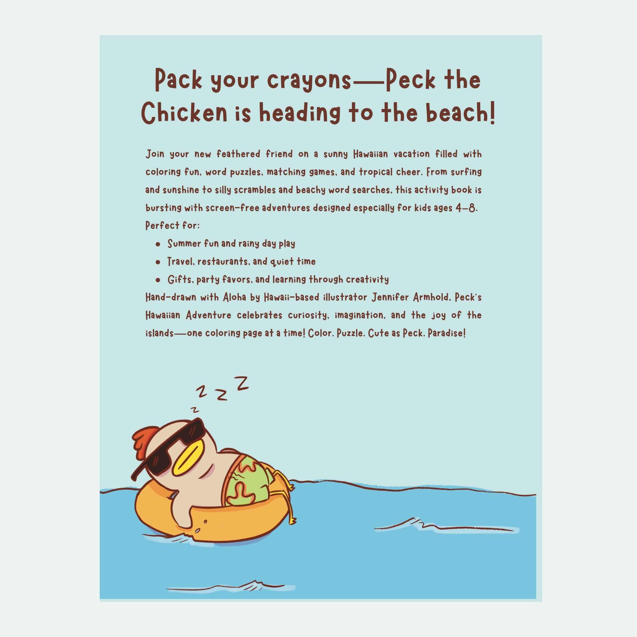 Hawaiian Vacation Coloring Book