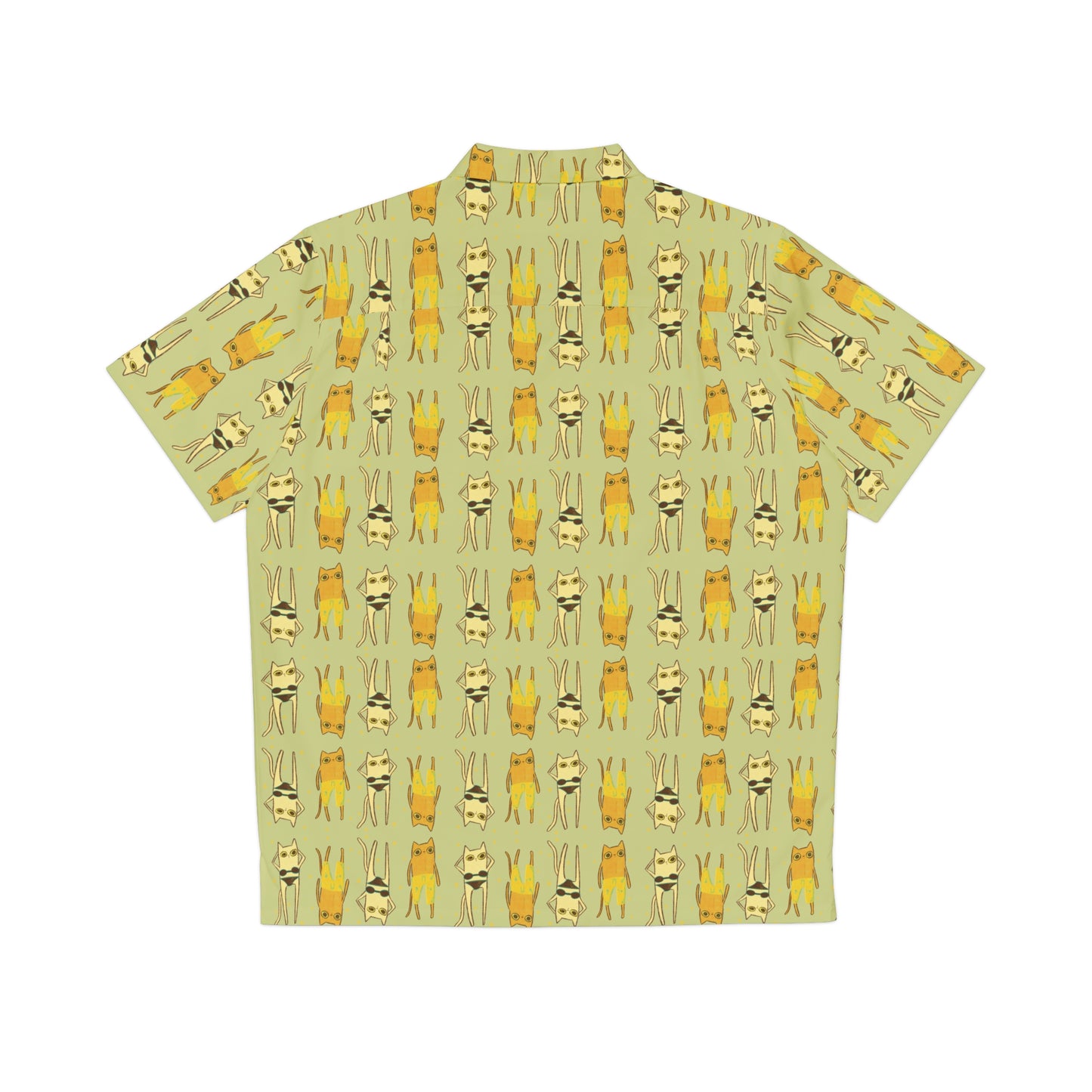 Purrfect Beach Day Aloha Shirt