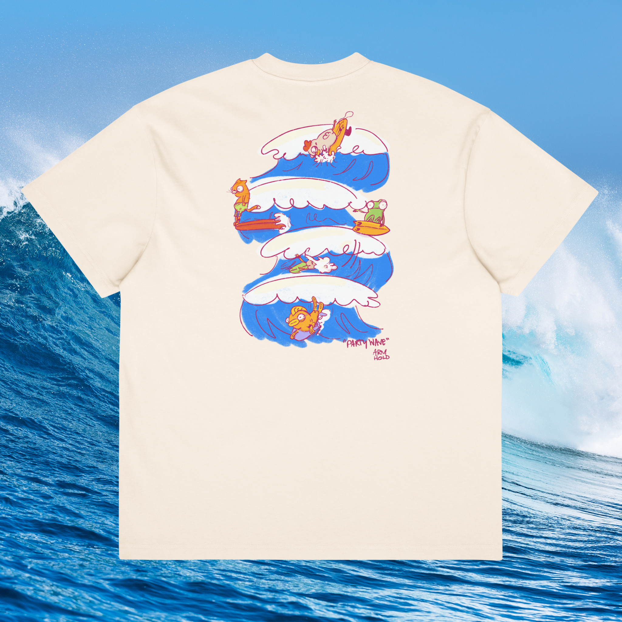 Party Wave boxy tee