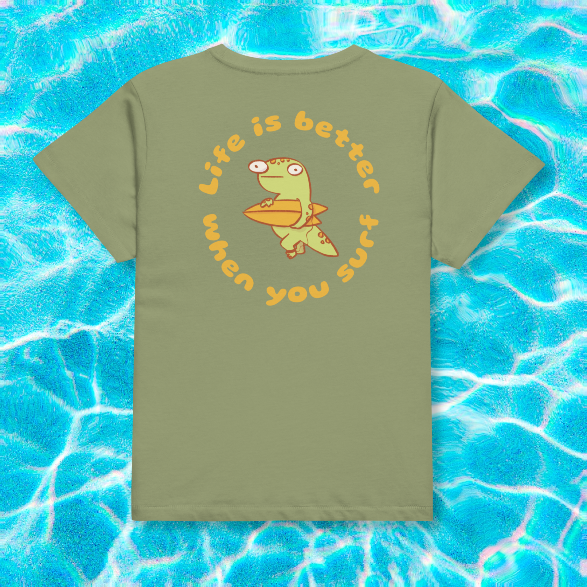 Life is Better High-waisted T-shirt [Women's]