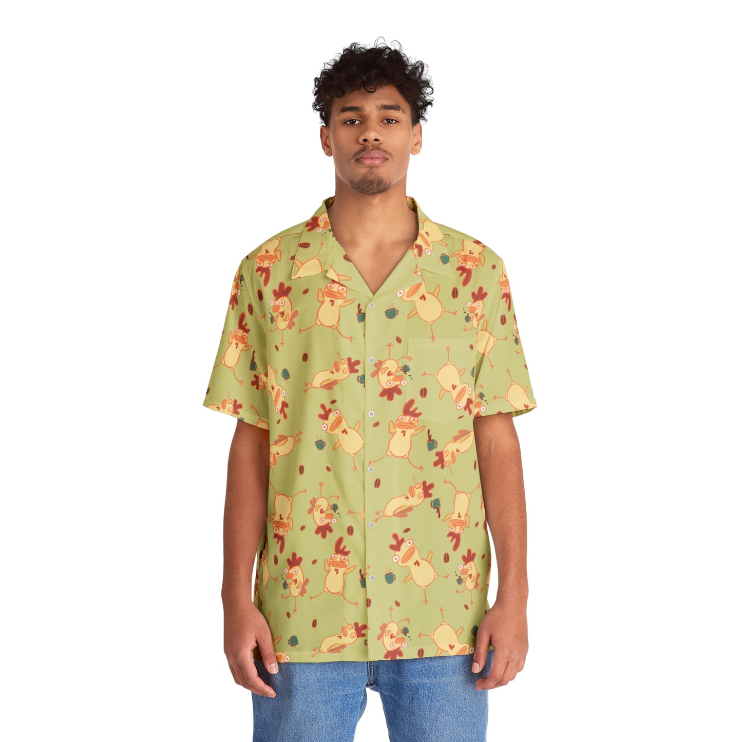 Chicken and Bean Aloha Shirt