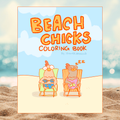 Beach Chicks Coloring Book [Digital Download]