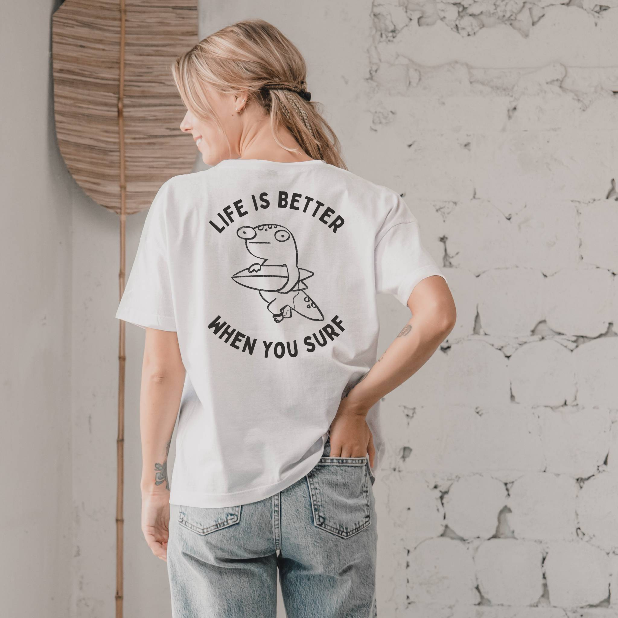 Life is better when you surf T-shirt