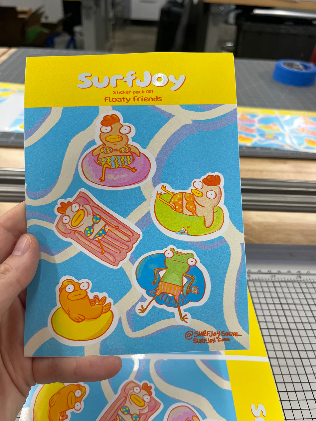 Floaty Friends Sticker Sheet