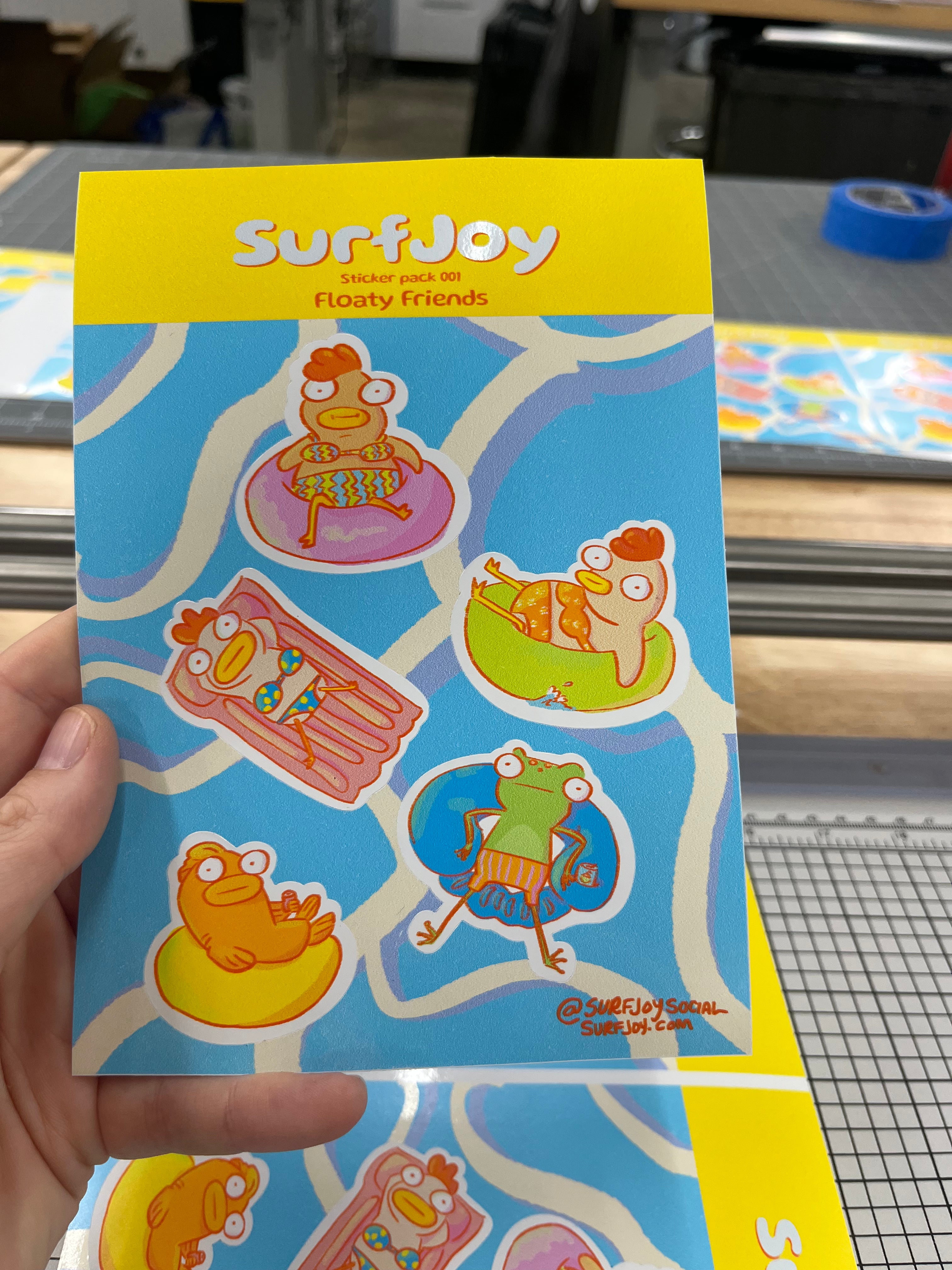 Floaty Friends Sticker Sheet