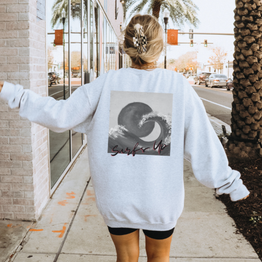 Surf's Up Pullover Sweatshirt