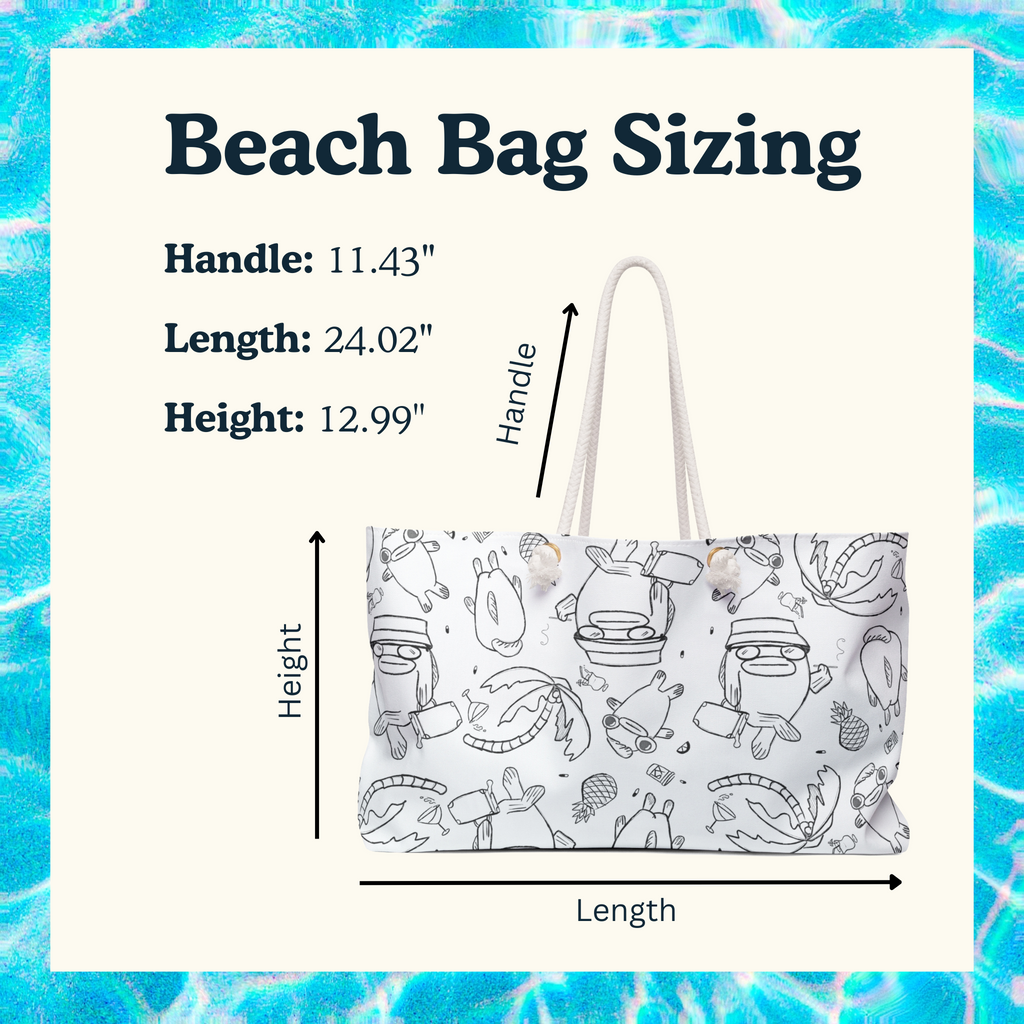 Fear and Loathing in Paradise Beach Bag