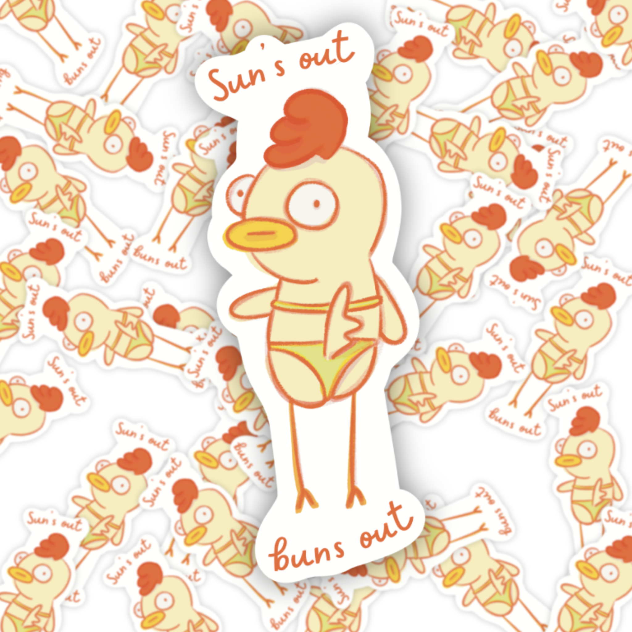 Beach Chick Vinyl Sticker