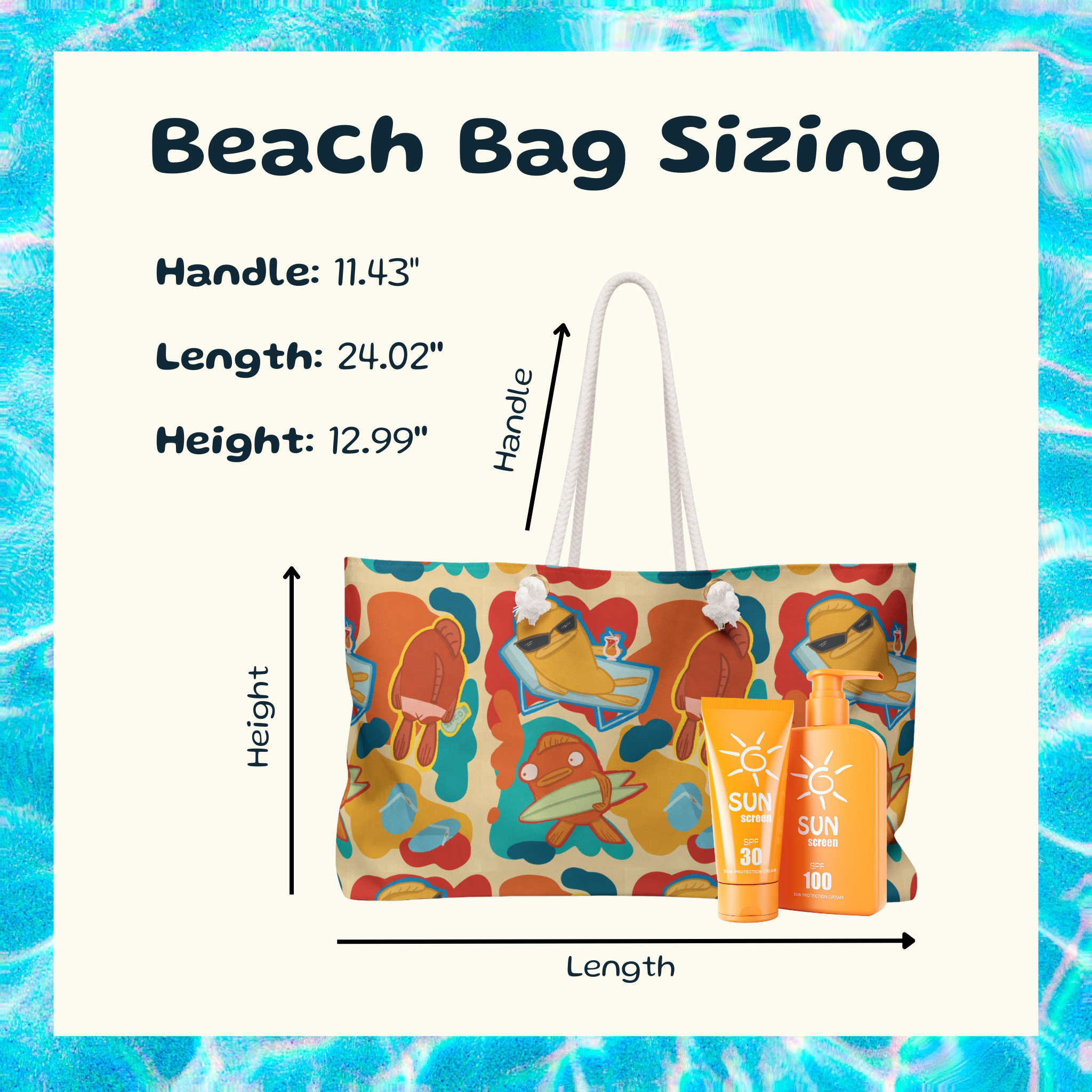 Groovy Beach Bag