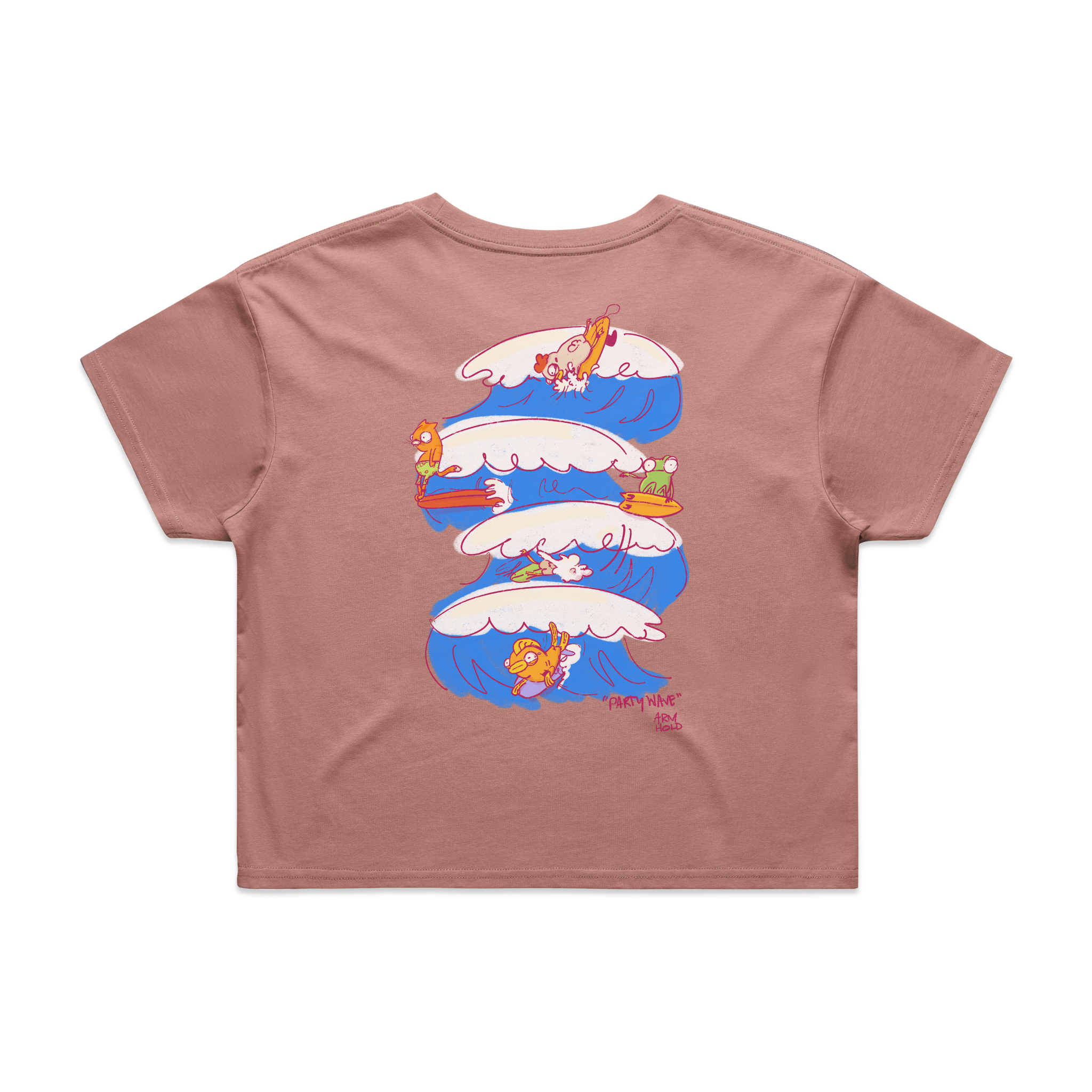 Party Wave Crop Top