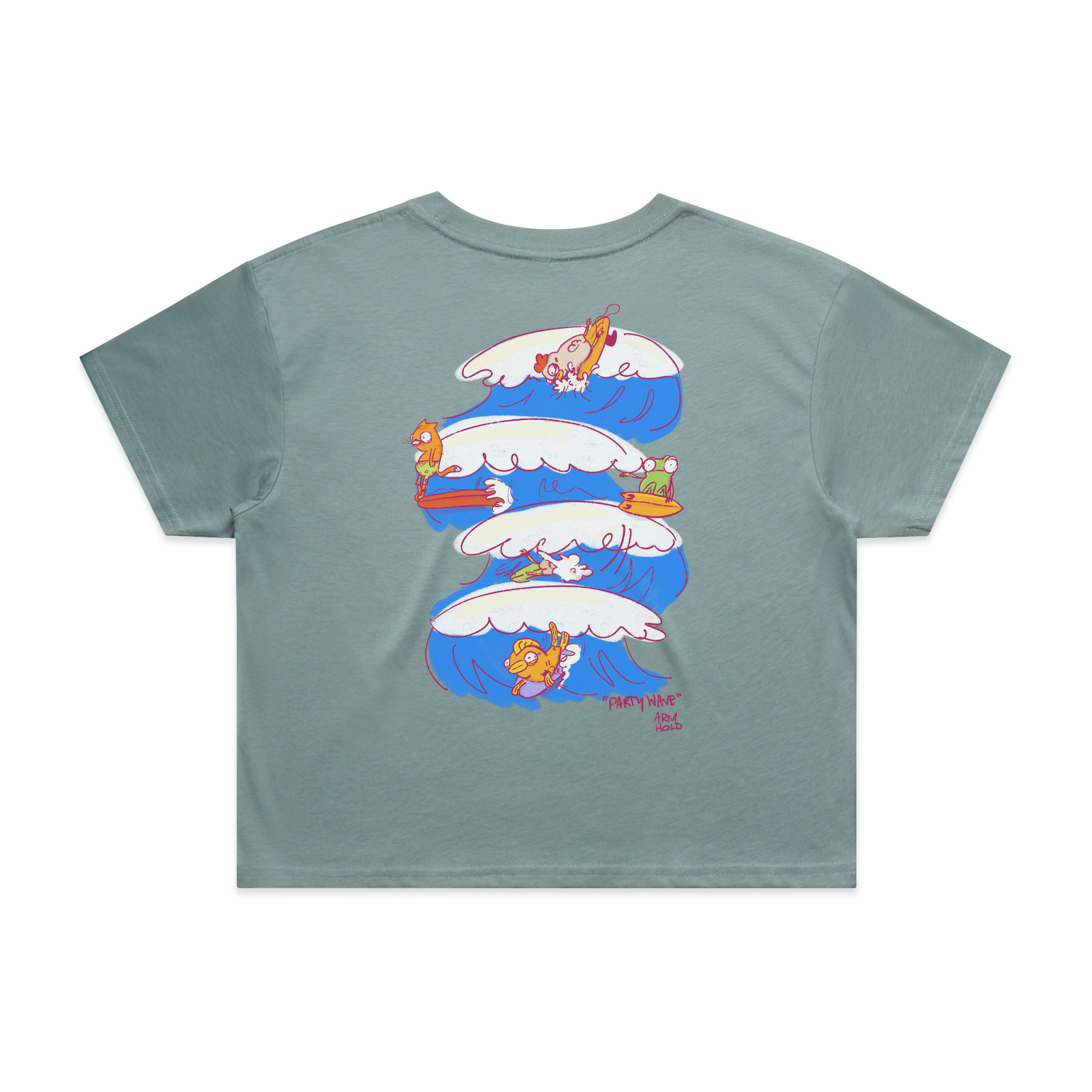 Party Wave Crop Top